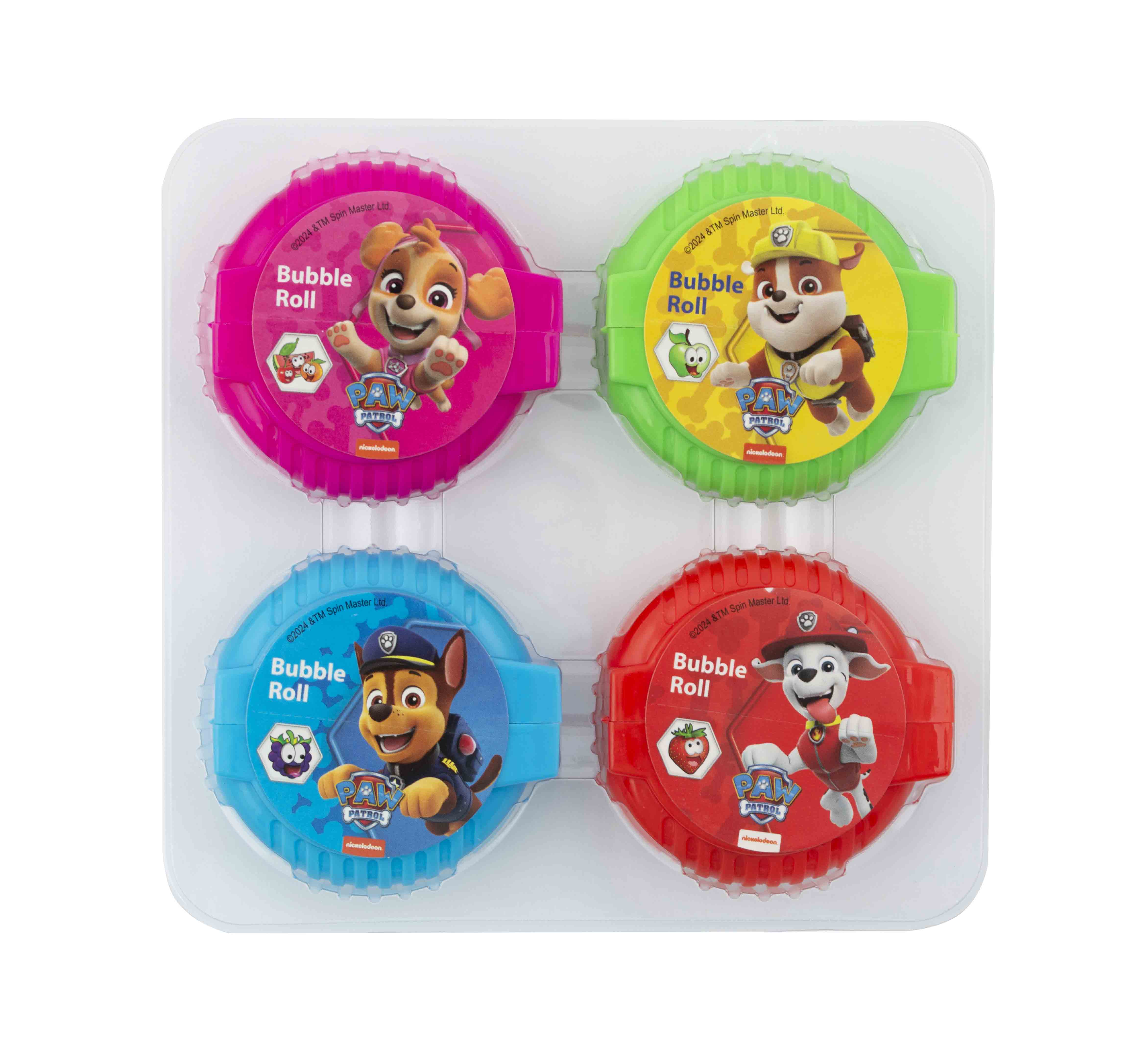 Paw Patrol Bubble Gum Roll 4 žuvačky 64g