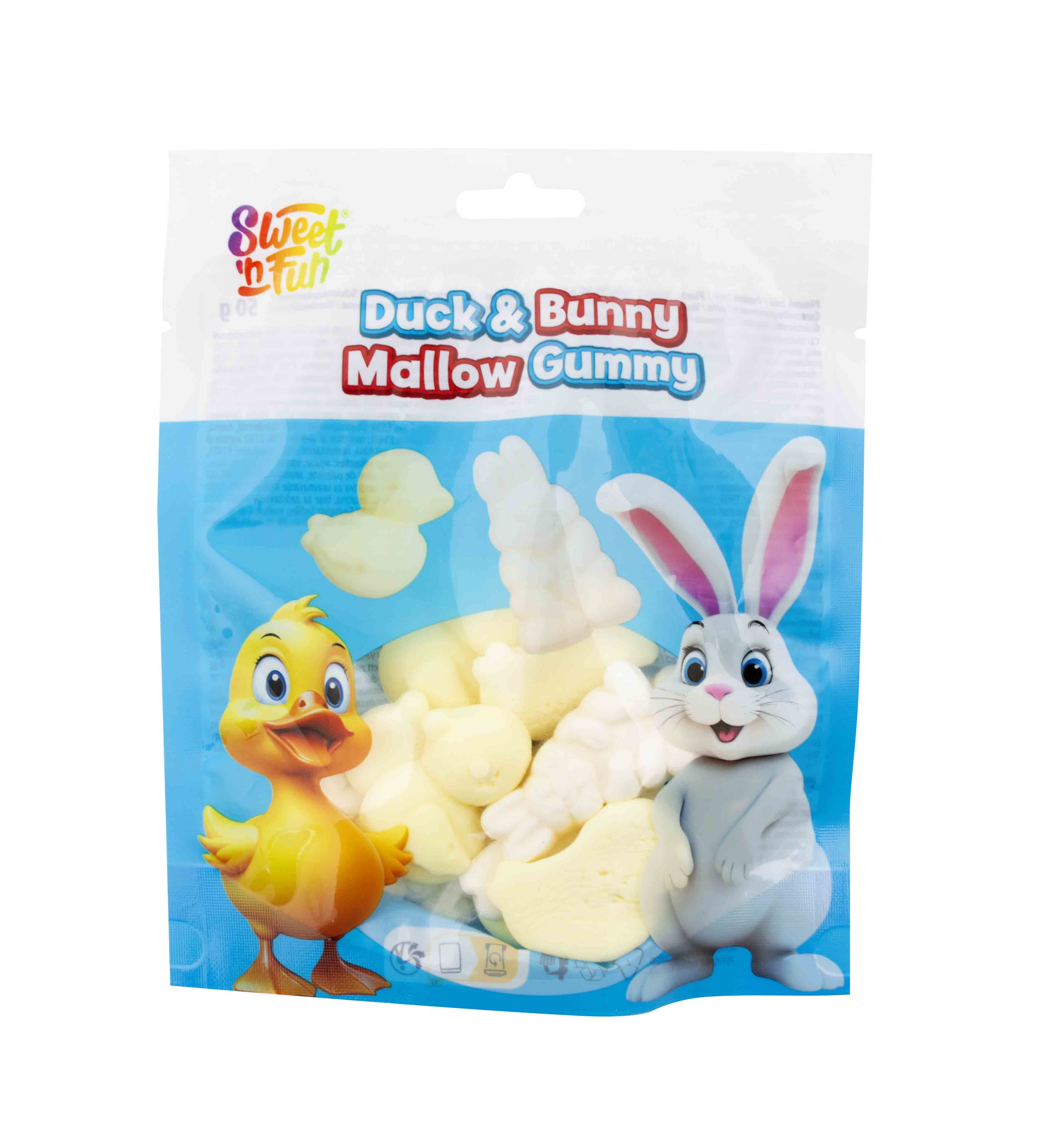 Duck And Bunny Mallow cukríky 50g