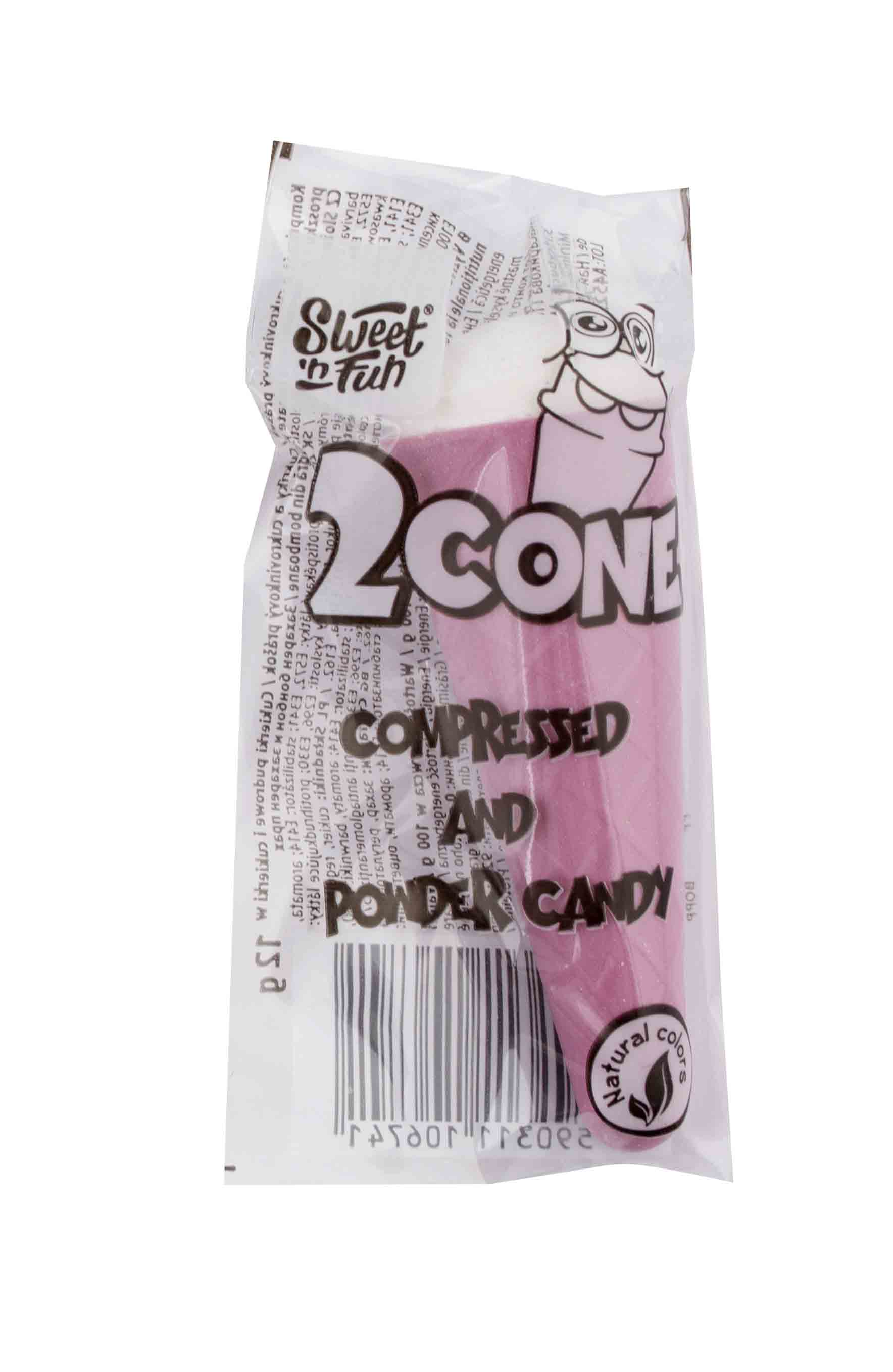 2 Cones cukrovinka s práškom 12g