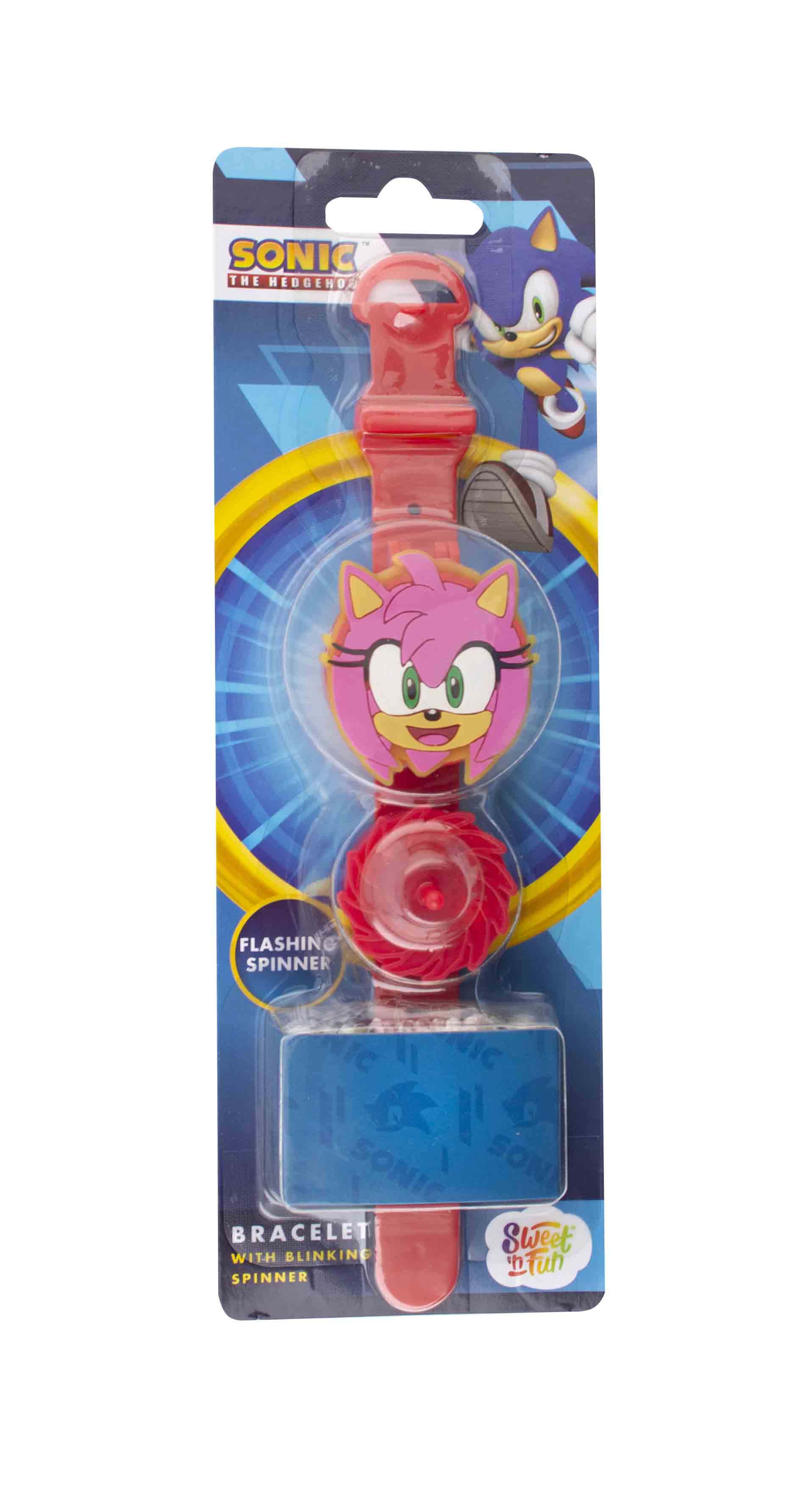 Sonic hodinky + svietiaci disk s cukríkmi10g
