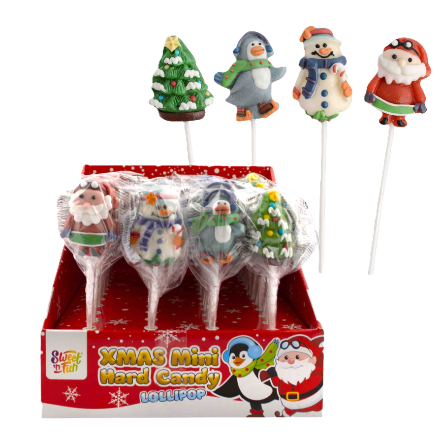 Xmass Hard Candy Pop 12g x 48ks