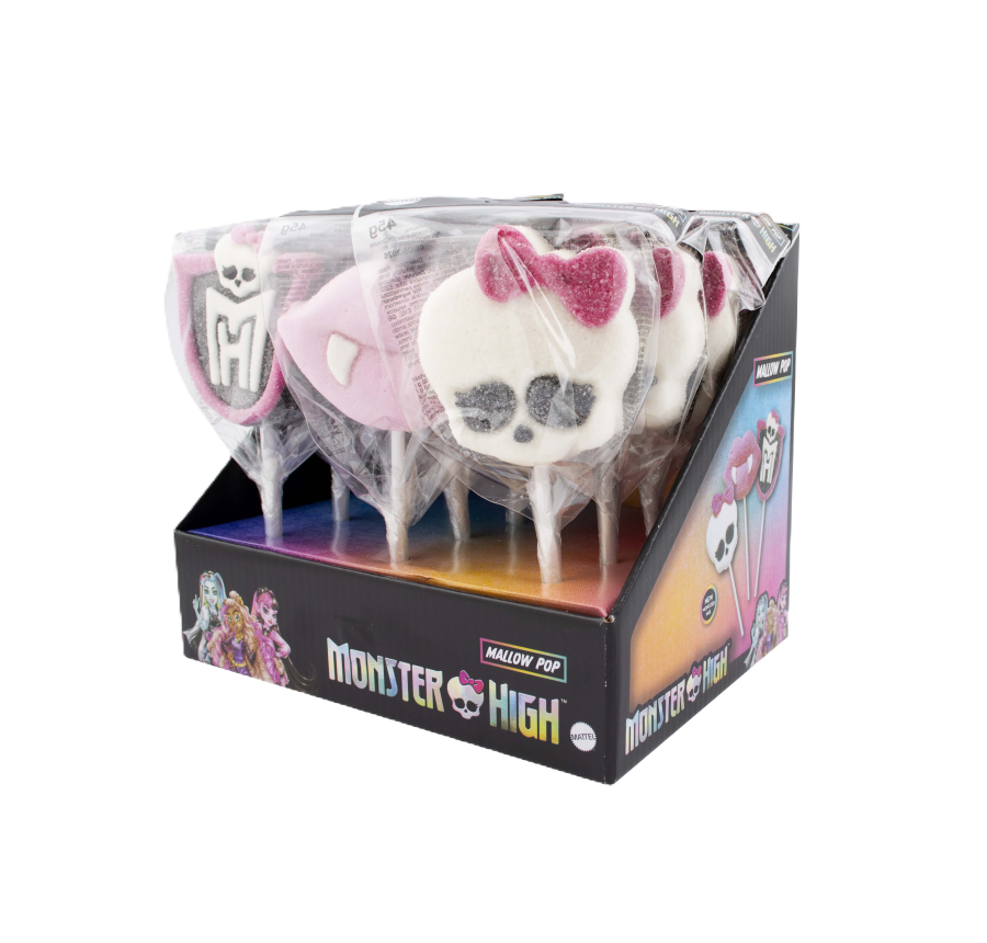 Monster high mallow pop lízanka 45g