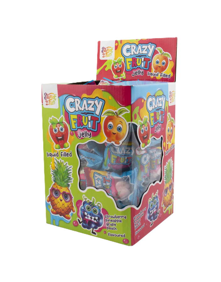 Crazy Fruit želé s plnkou 16g 