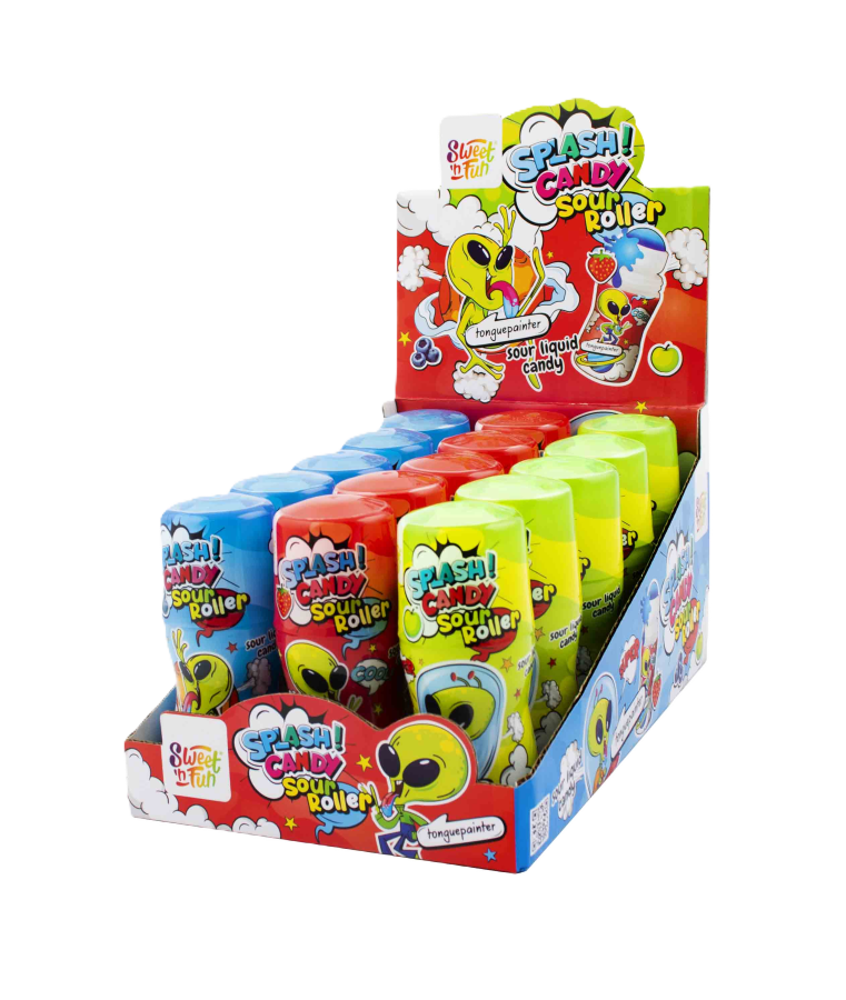 Splash Candy Roller farbiaca cukrovinka 40ml